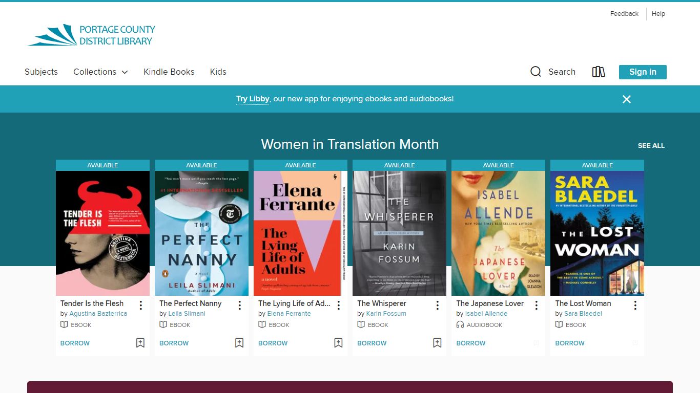 Portage County District Library - OverDrive